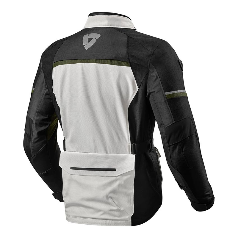 Revit Outback 3 motorcykeljakke sølvgrøn udsalg