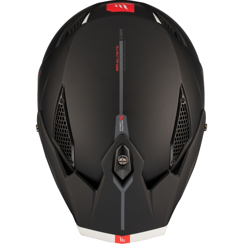 Åbenhjelm med maske MT Streetfighter SV S Solid A1 sort mat