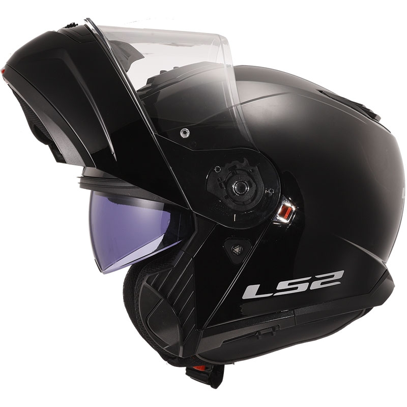 Flip-up hjelm LS2 FF908 Strobe II sort højglans
