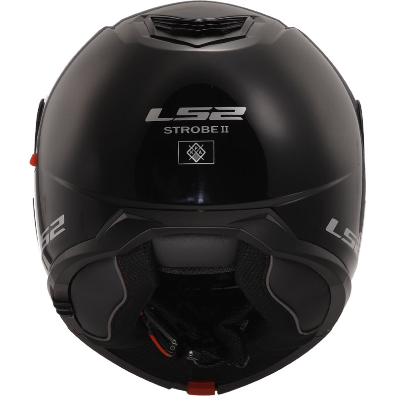 Flip-up hjelm LS2 FF908 Strobe II sort højglans