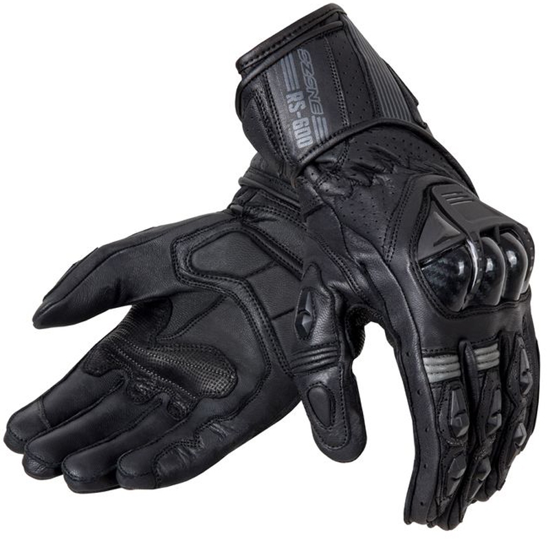 Ozon RS-600 motorcykelhandsker sorte
