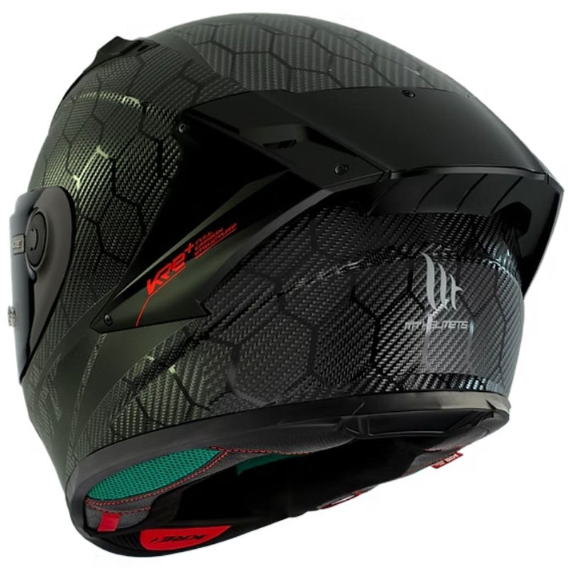 Integralhjelm MT KRE+ Carbon Solid A11 blank sort