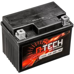 Gelbatteri A-TECH 12V, YTX4L/YTZ5S, 4Ah, 70A, vedligeholdelsesfrit