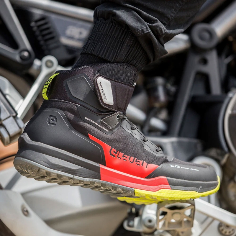 Eleveit STRATOS E-Dry motorcykelstøvler sort-rød
