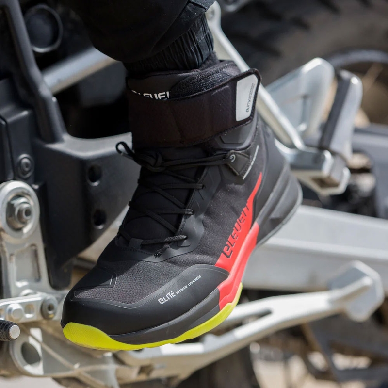 Eleveit STRATOS E-Dry motorcykelstøvler sort-rød