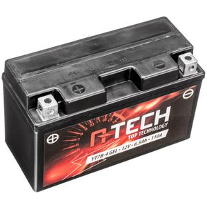 Gelbatteri A-TECH 12V, YT7B-4, YT7B-BS, 12V, 6,5Ah, 110A, vedligeholdelsesfrit