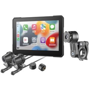 Interphone RIDESYNC70 Apple CarPlay og Android Auto Display til motorcykler