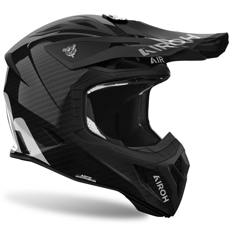 Airoh Aviator ACE 2 Carbon motocrosshjelm sort blank