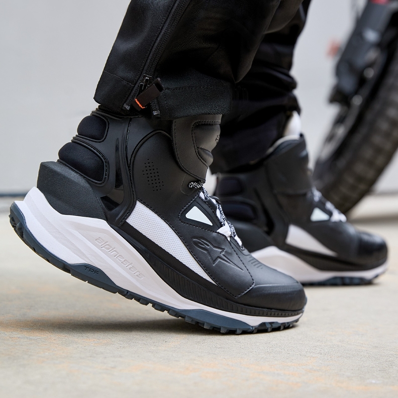Alpinestars Speedstreet motorcykelstøvler sort-hvid