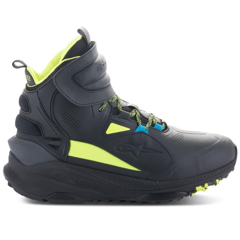 Alpinestars Speedstreet motorcykelstøvler sort-limeblå