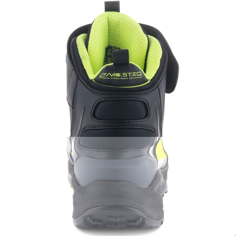 Alpinestars Speedstreet motorcykelstøvler sort-limeblå