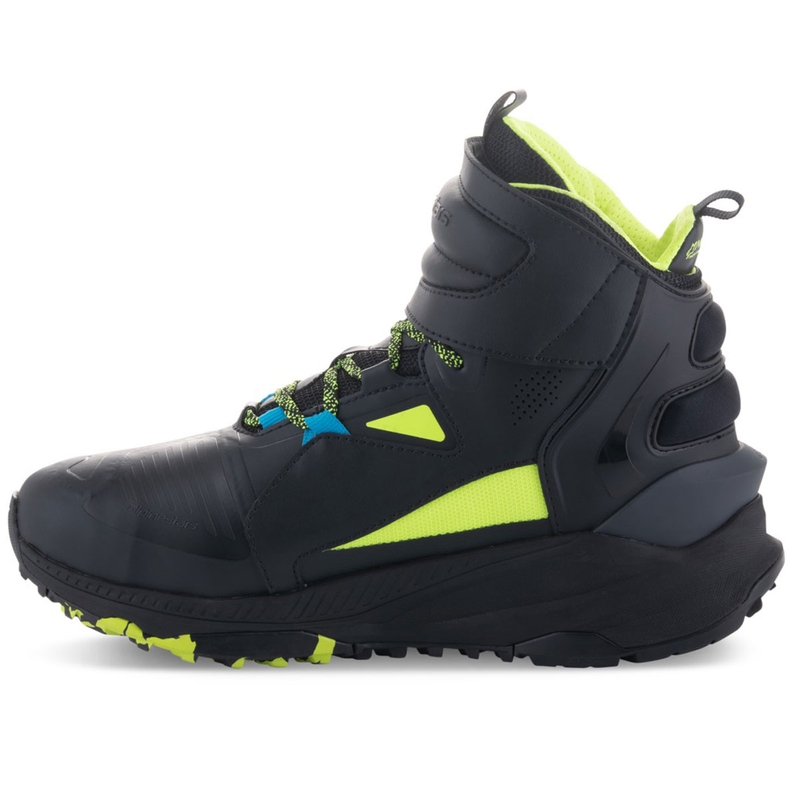 Alpinestars Speedstreet motorcykelstøvler sort-limeblå