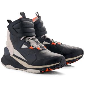 Alpinestars Speedstreet motorcykelstøvler sort-mandel-orange