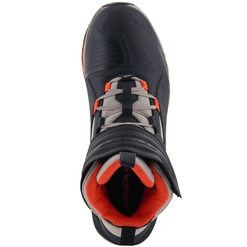 Alpinestars Speedstreet motorcykelstøvler sort-mandel-orange