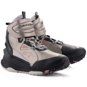 Alpinestars Speedstreet motorcykelstøvler beige-koral-sort-blå