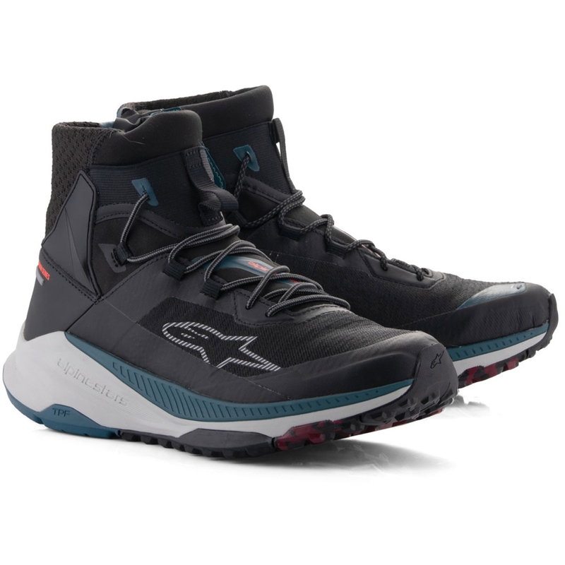 Alpinestars Speedforce XR motorcykelstøvler sort-blå-grøn-grå