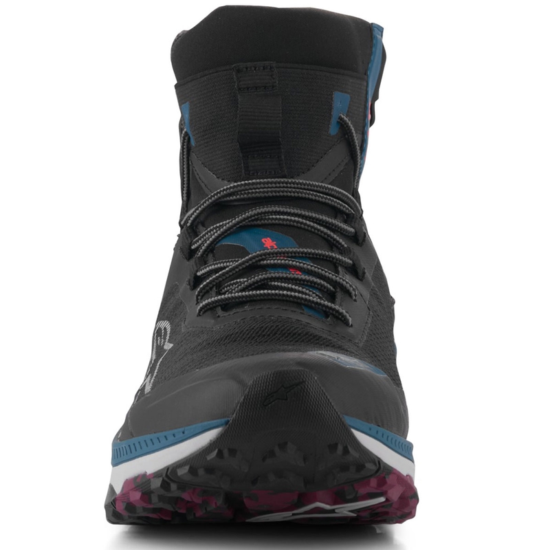 Alpinestars Speedforce XR motorcykelstøvler sort-blå-grøn-grå