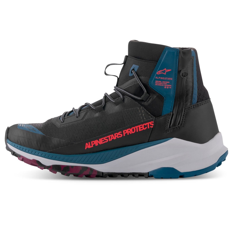 Alpinestars Speedforce XR motorcykelstøvler sort-blå-grøn-grå
