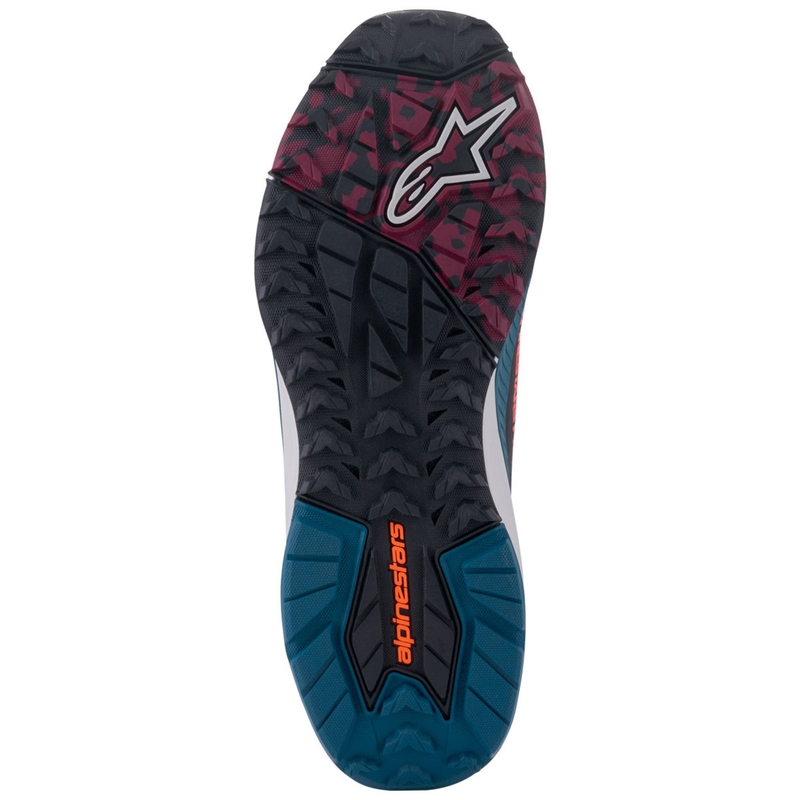 Alpinestars Speedforce XR motorcykelstøvler sort-blå-grøn-grå