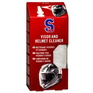 Visir- og hjelmrens S100 med mikrofiberklud - Visir- og hjelmrens 100 ml