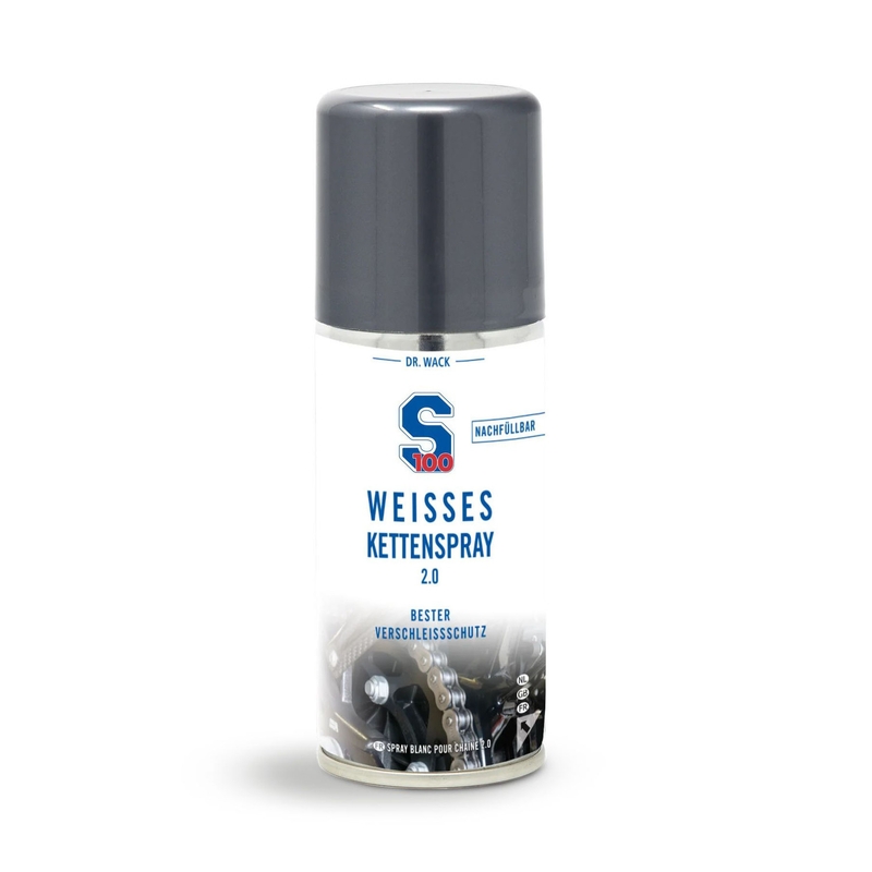 Kædesmøremiddel S100 - Hvid kædespray 2.0 100 ml