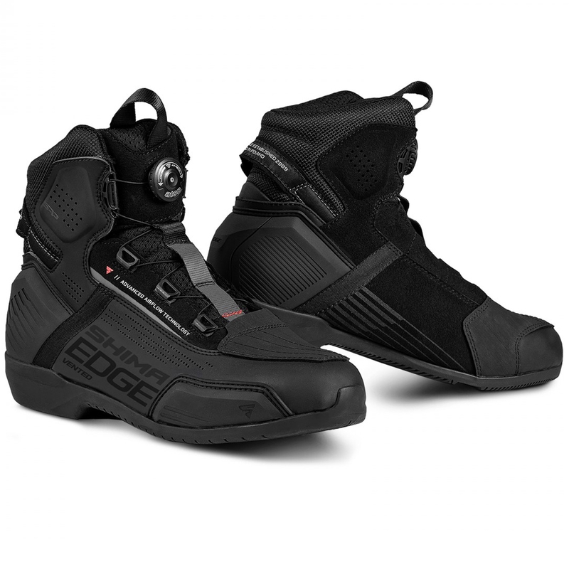 Shima Edge Vent sorte motorcykelstøvler