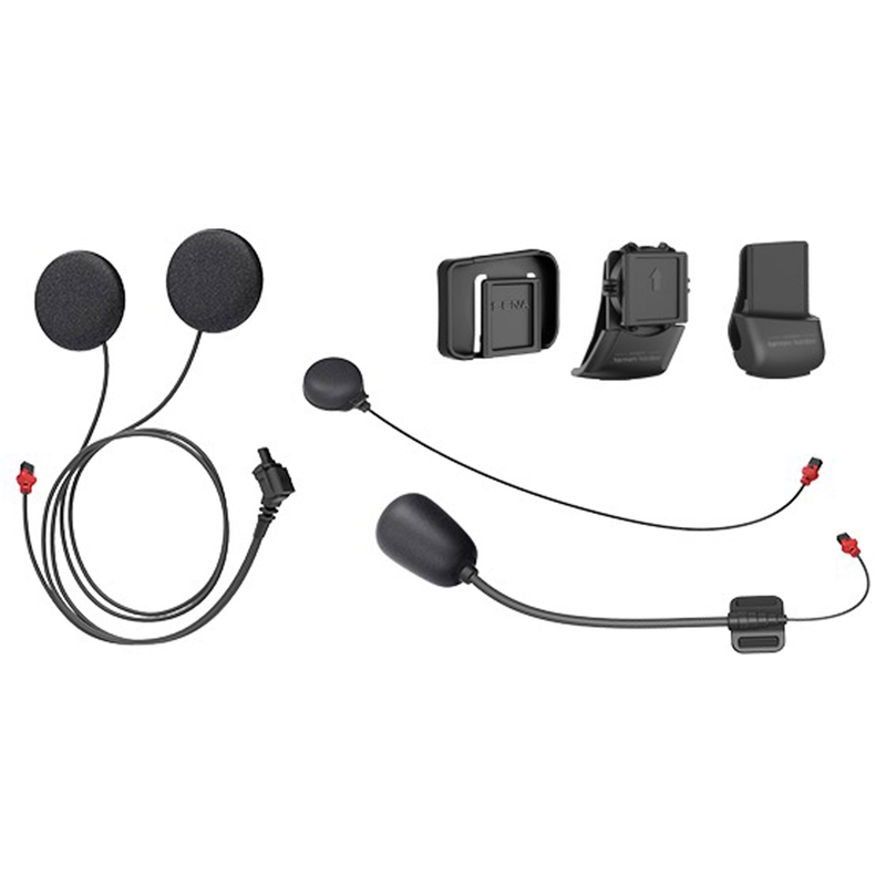 Hjelmbeslag med tilbehør til SENA 50C Sound by Harman Kardon hovedtelefoner + mikrofon