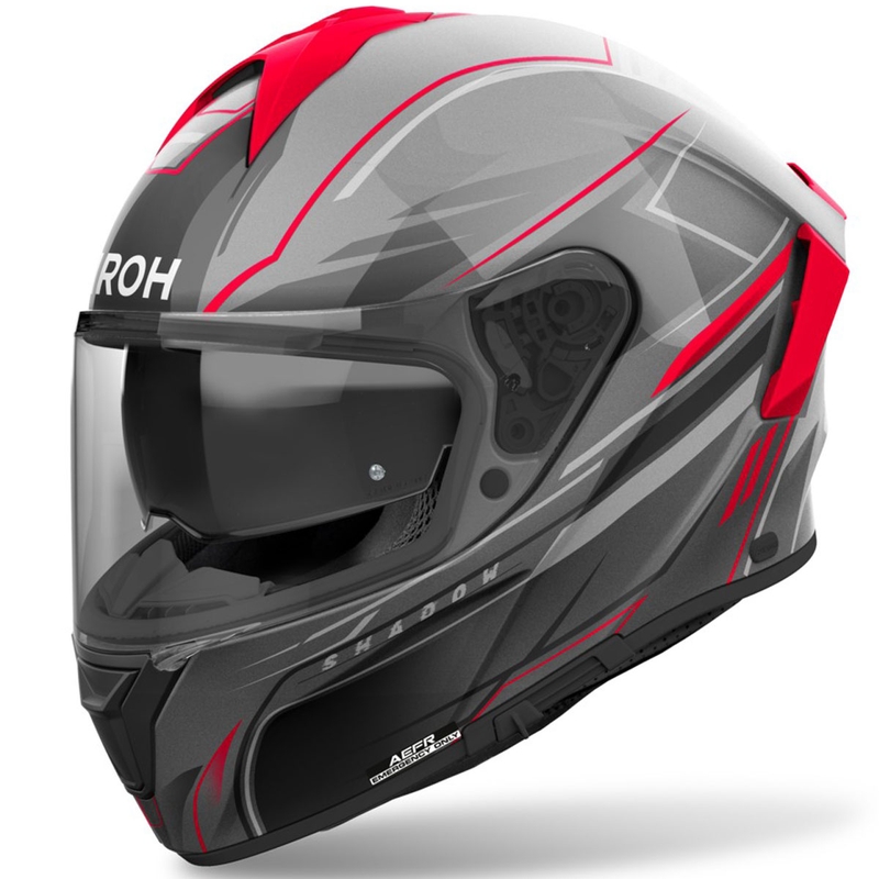 Airoh SPARK 2 Shadow full face motorcykelhjelm, blank rød