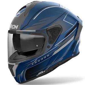 Airoh SPARK 2 Shadow full face motorcykelhjelm, matblå