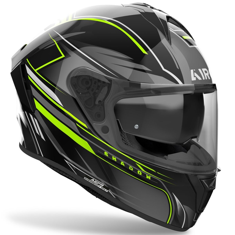 Airoh SPARK 2 Shadow full face motorcykelhjelm, blank gul
