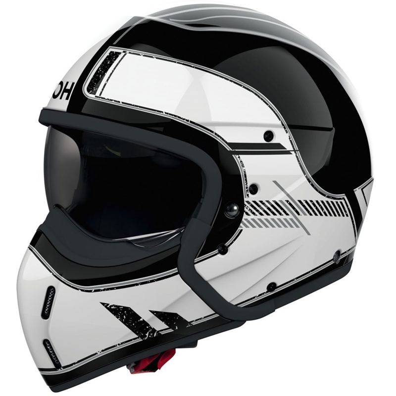 Modulær motorcykelhjelm Airoh J110 Raster blank hvid