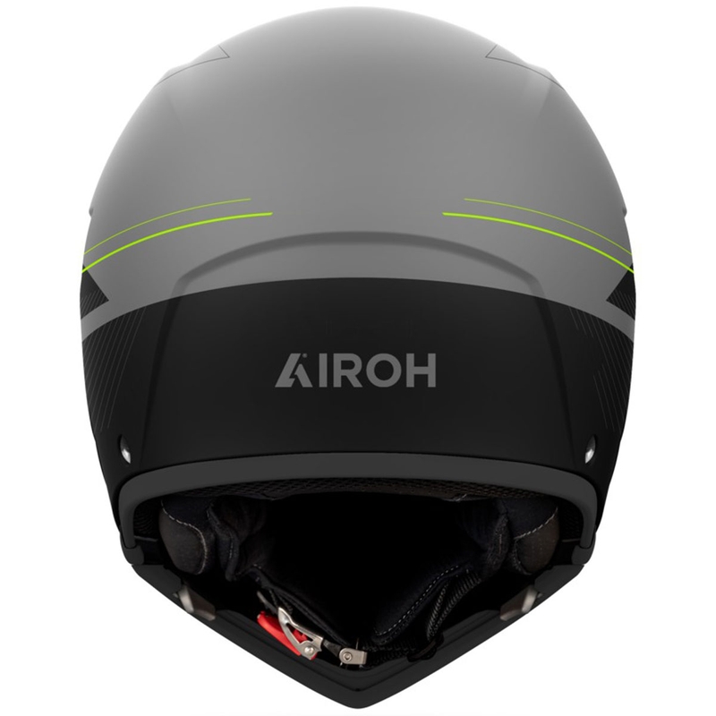 Modulær motorcykelhjelm Airoh J110 Slim mat gul