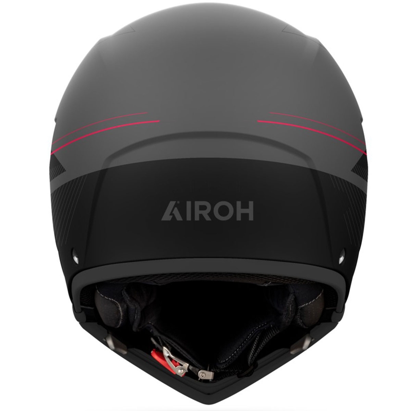 Modulær motorcykelhjelm Airoh J110 Slim mat rød
