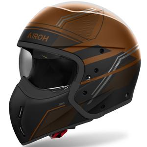 Modulær motorcykelhjelm Airoh J111 Slim skinnende bronze