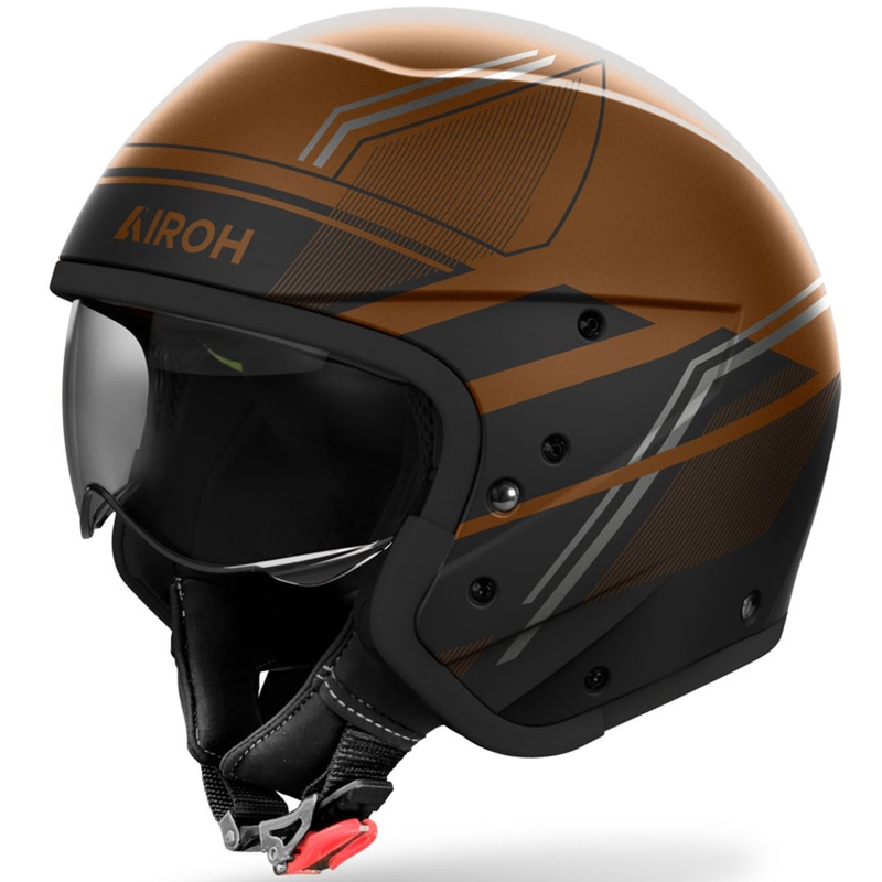 Modulær motorcykelhjelm Airoh J111 Slim skinnende bronze
