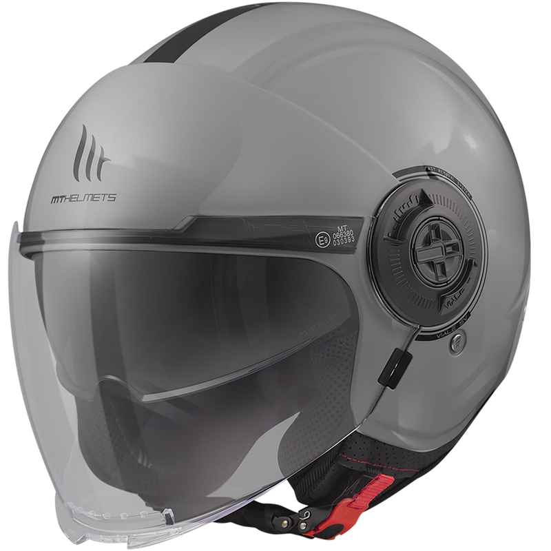 Åben motorcykelhjelm MT Viale SV S Solid Grey Gloss