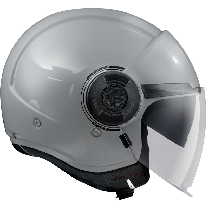 Åben motorcykelhjelm MT Viale SV S Solid Grey Gloss