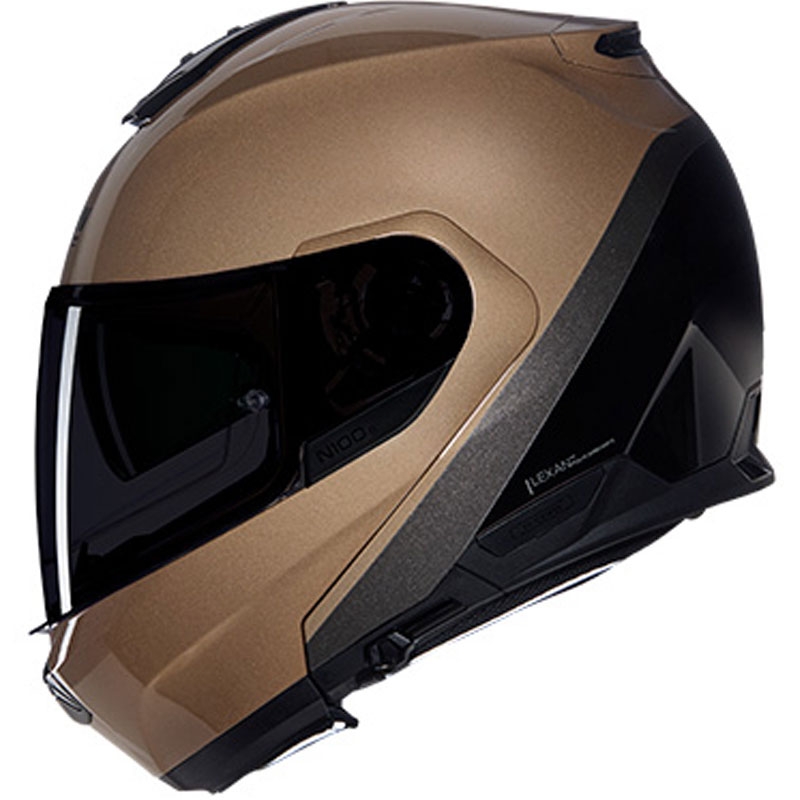 Flip-up motorcykelhjelm Nolan N100-6 Verniciatura Speciale N-COM 341 sand-sort