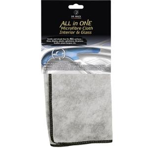 Mikrofiberklud til glas og indendørs brug Dr. Wack All in One mikrofiberklud grå