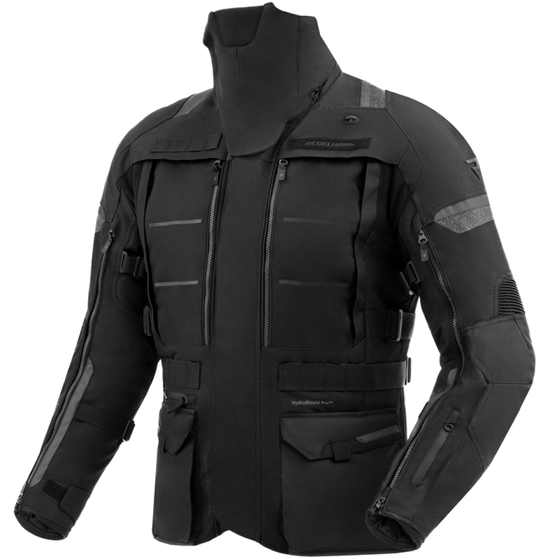 Rebelhorn Cubby V Sort motorcykeljakke