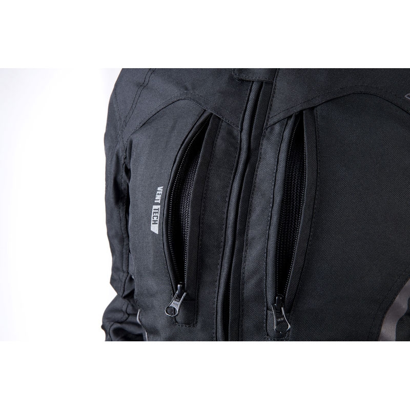 Dame motorcykeljakke Ozone Delta IV sort