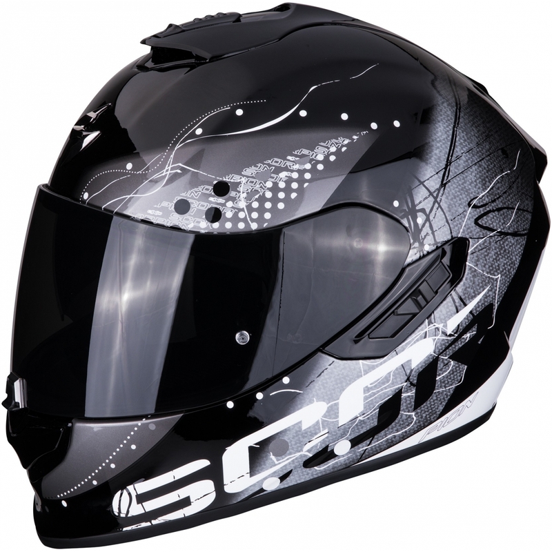Integrální přilba Scorpion EXO-1400 Air Classy černo-stříbrná výprodej