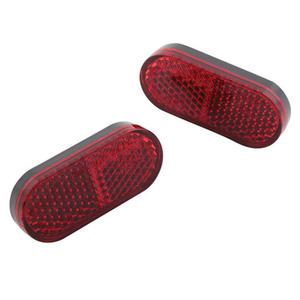 Universalreflektor Highsider Smart med selvklæbende folie 50x22 mm rød