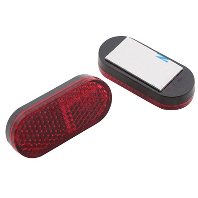 Universalreflektor Highsider Smart med selvklæbende folie 50x22 mm rød