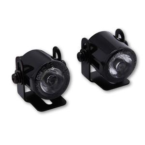 Parkeringslys Highsider Smart LED 24,7 mm rundt sort