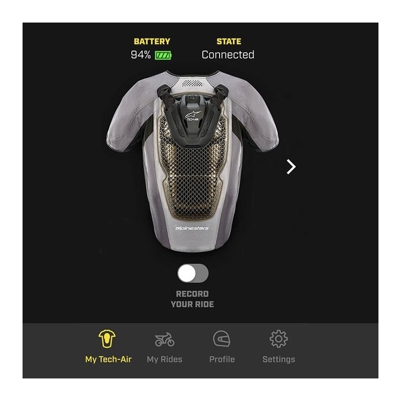 Alpinestars Tech-Air® 5 airbagvest grå-sort - II. kvalitet