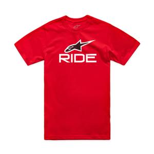Alpinestars Ride 4.0 CSF T-shirt rød-hvid-sort - II. kvalitet