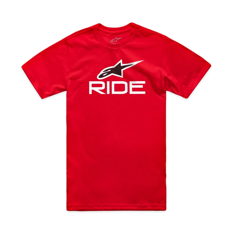 Alpinestars Ride 4.0 CSF T-shirt rød-hvid-sort - II. kvalitet