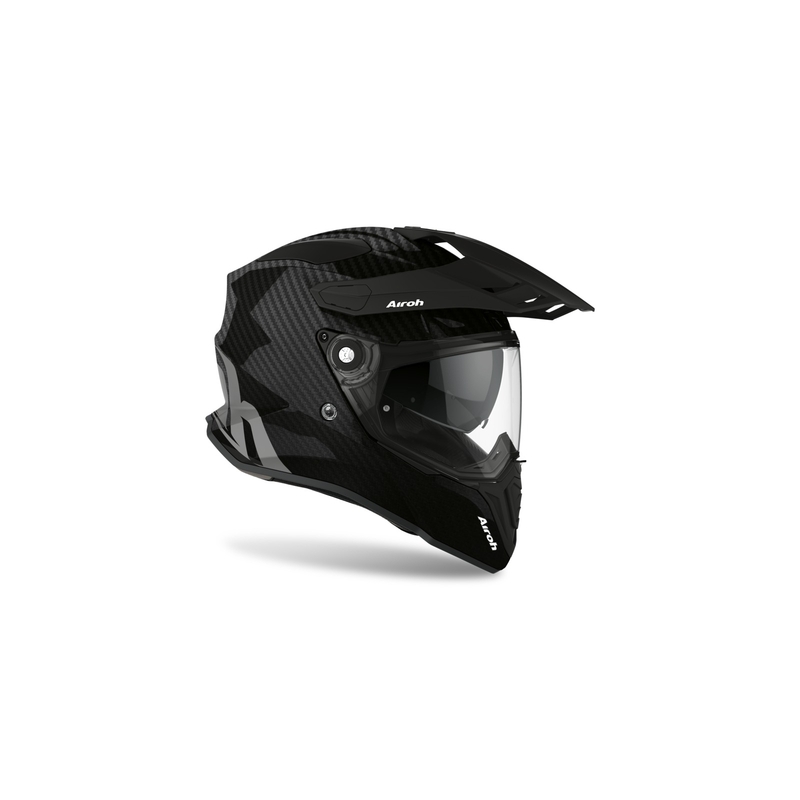 Airoh Commander Carbon hjelm sort  - II. kvalitet