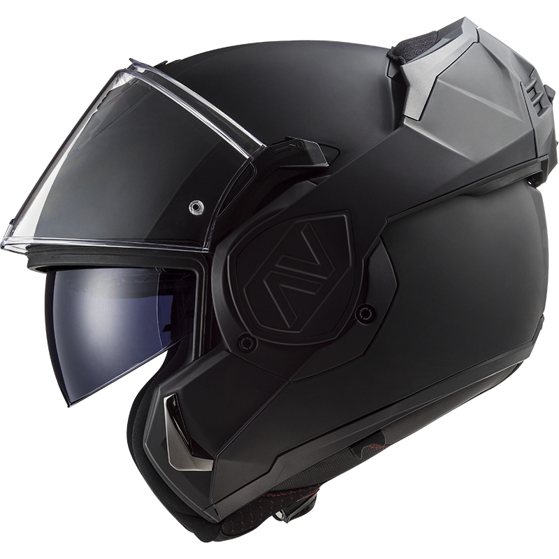 Flip-up motorcykelhjelm LS2 FF906 Advant Noir-06 sort - II. kvalitet